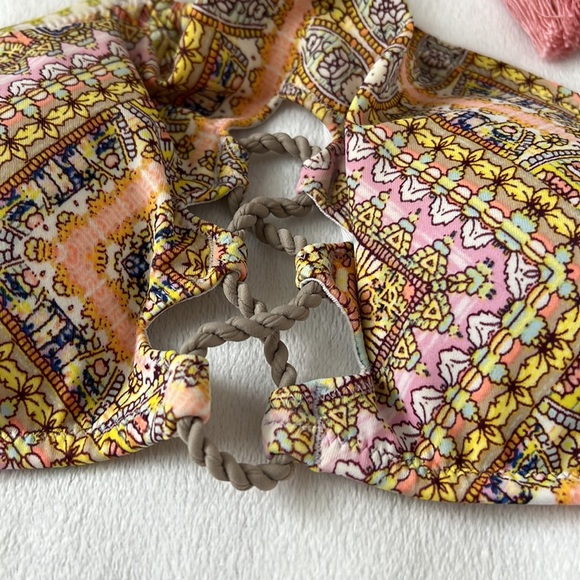 Bohemian Halter top bikini with tassels - Picture 5 of 9